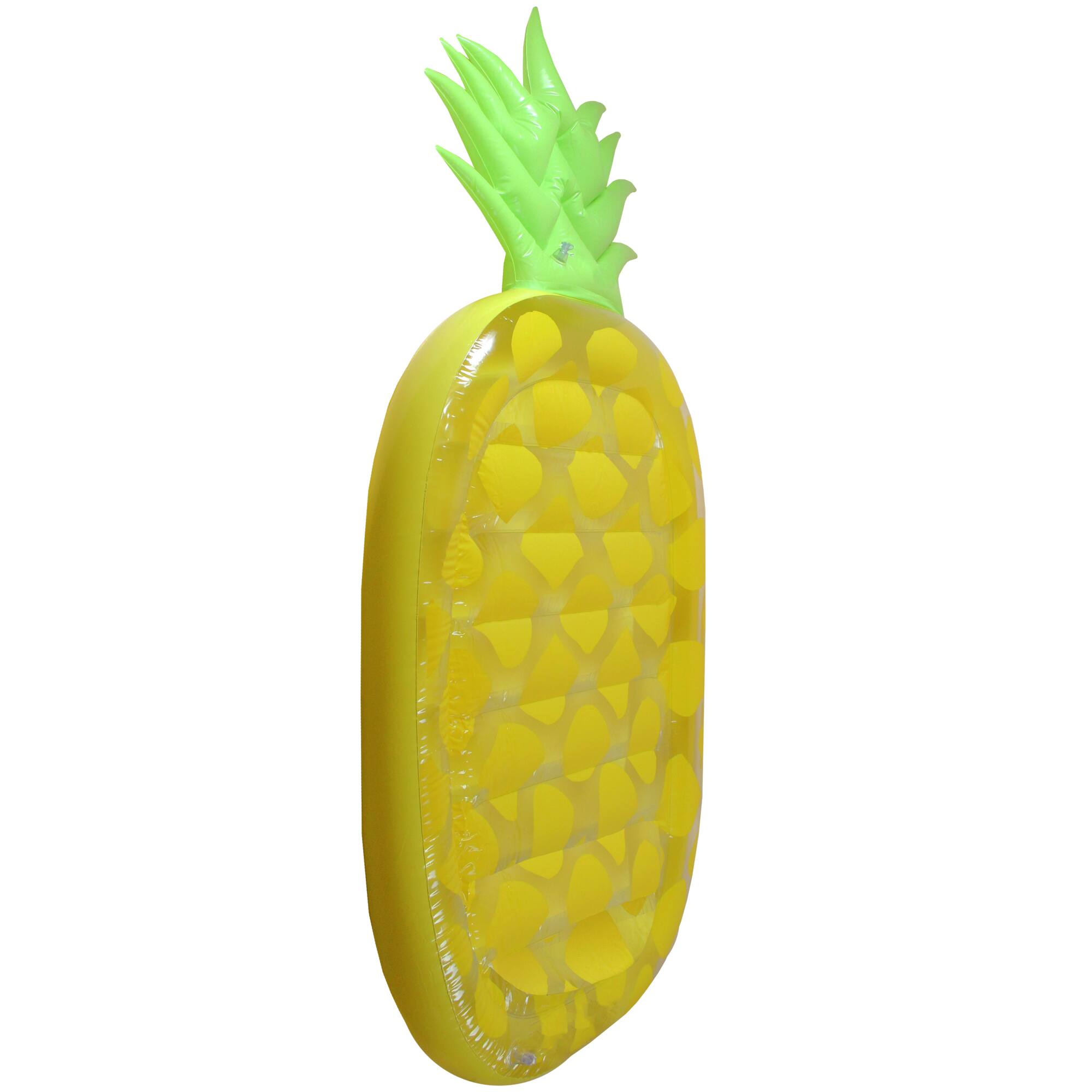 6.25ft. Yellow Inflatable Jumbo Pineapple Swimming Pool Mattress